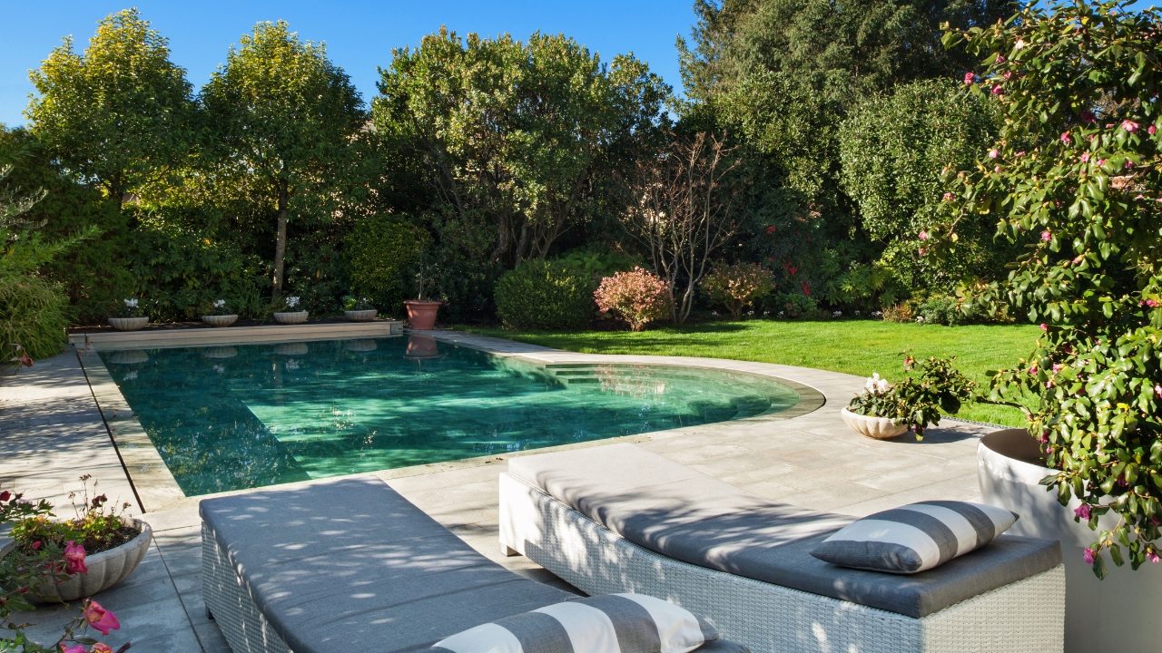 Pool water background